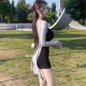 热销 空调衫 51STUDIO自制LA002舒适慵懒感简约防晒长款 薄开衫