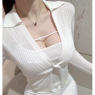 拧花针织衫 51STUDIO自制 MX631性感小心机 女人味紧身吊带 套装