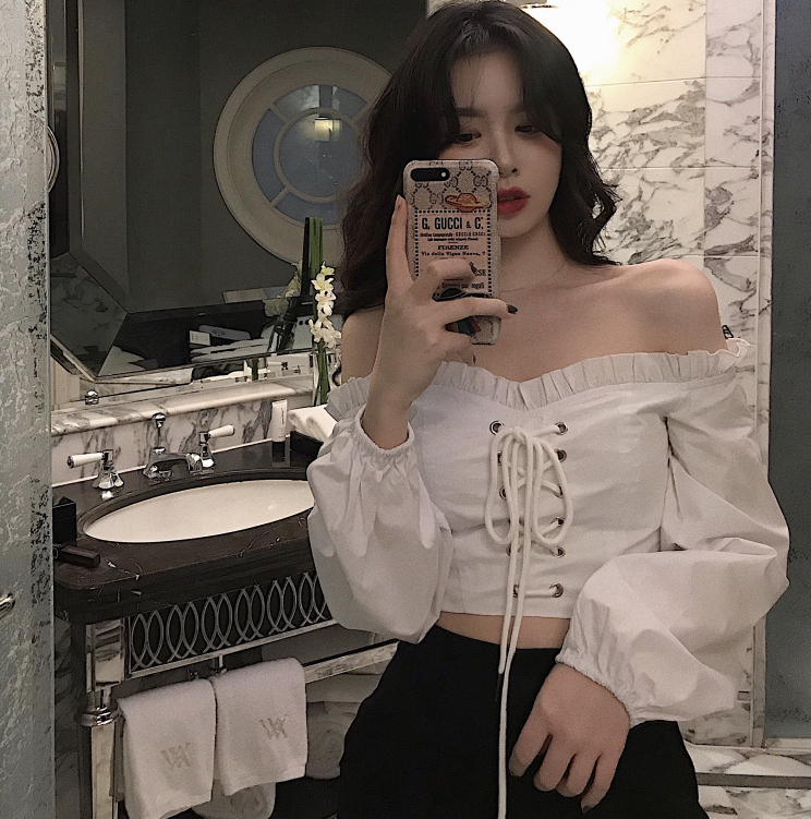 短款长袖上衣jazz跳舞服爵士舞蹈服女性感韩国女团同款嘻哈演出服在类目 女装/女士精品, 衬衫中 - 来自Buy2taobao.com提供专业的淘宝代购服务