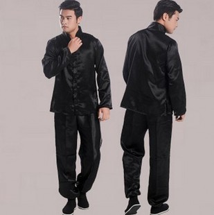 黑色汉奸表演服日本翻译官汉奸打手黑社会斧头帮舞台话剧演出服