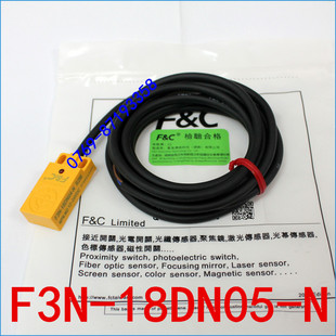 PNP 18DN05 R2M三线NPN常开24V正品 嘉准F&C接近开关F3N