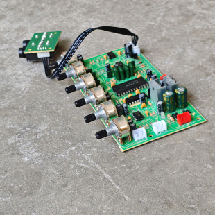 第三代65831混响板话筒放大前置前级调音板放大器卡拉OK数码调音