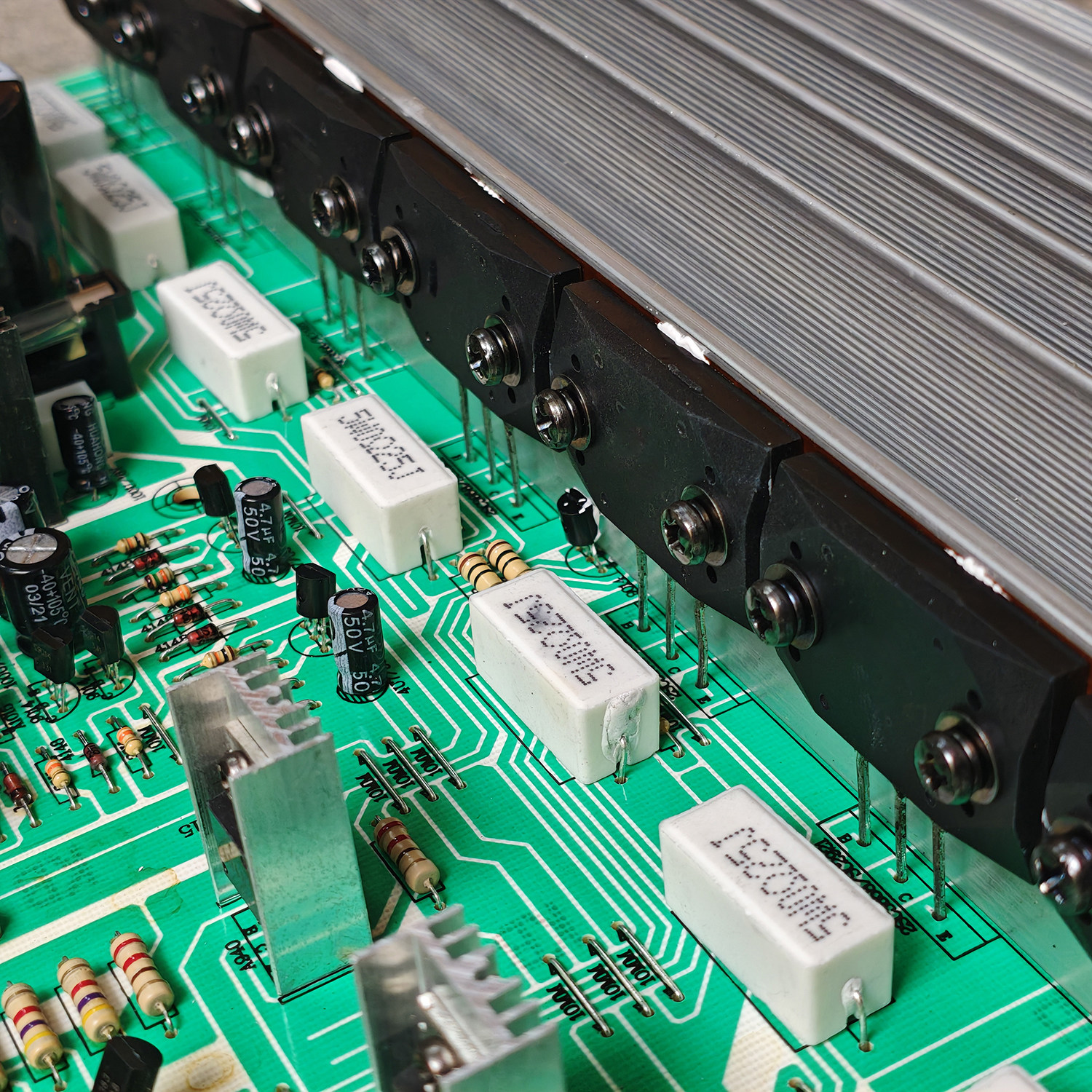 800瓦模块8个三肯管2.0双声道舞台HIFI音响大功率后级功放板6电容