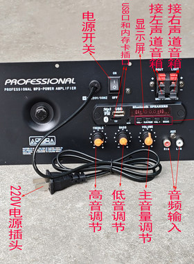 200w超劲diy220v音箱功放板