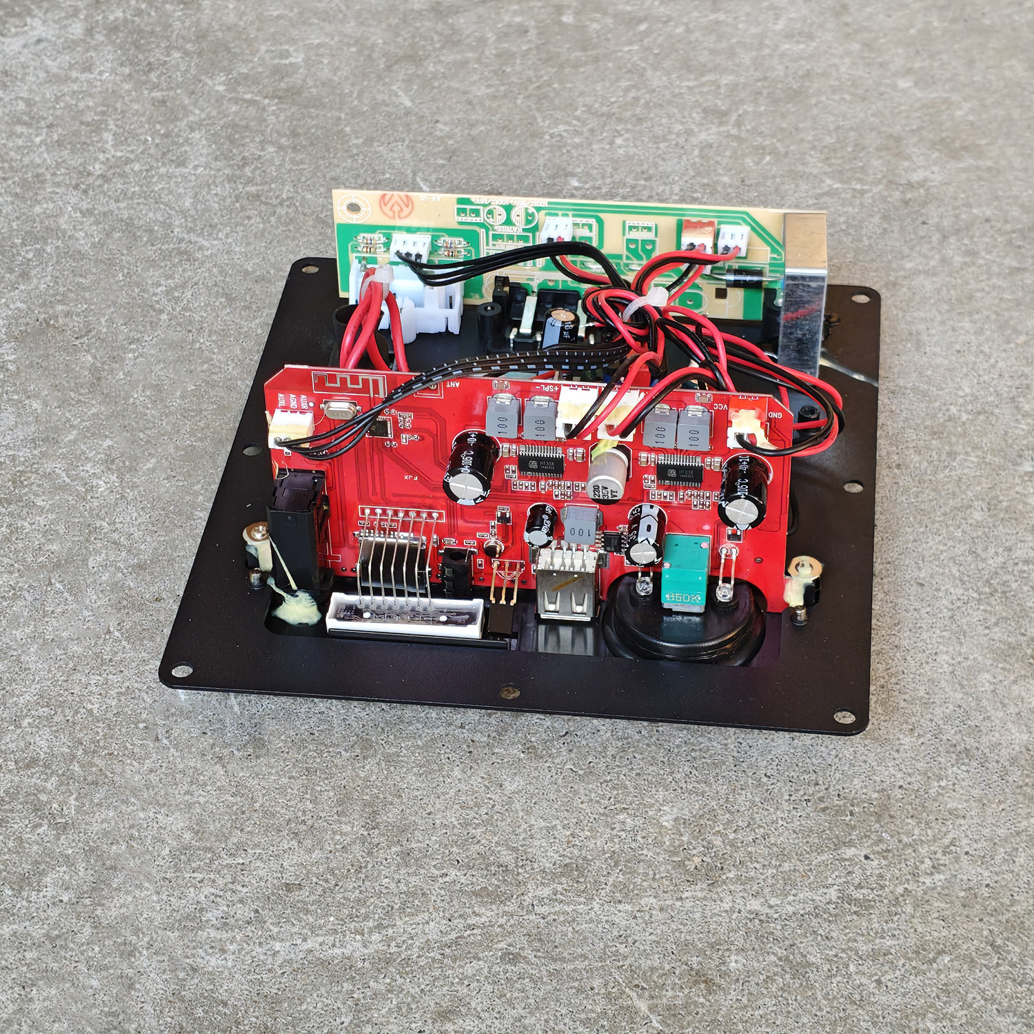 180WDIY数字功放带录音12V24V110V220V 2声道改装蓝牙功电脑功放