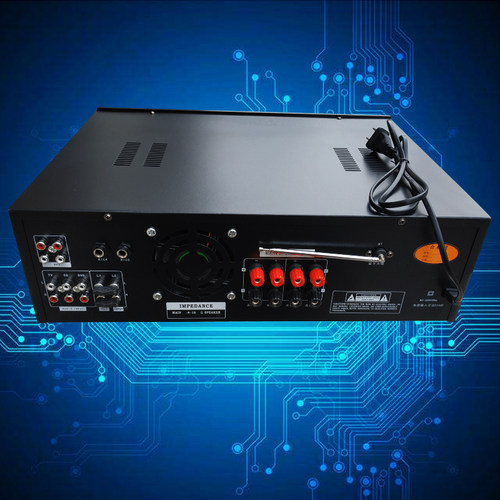 12管1600W2个屏幕卡拉OK功放机专业大功率家庭电脑功放KTV功放