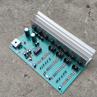 500W八8管音响功放板成品板大功率发烧成品家用2.0纯后级功放板