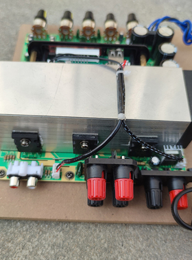 重低音炮 日本进口管A1943+C5200 600W超重音2.1功放 重低音输出