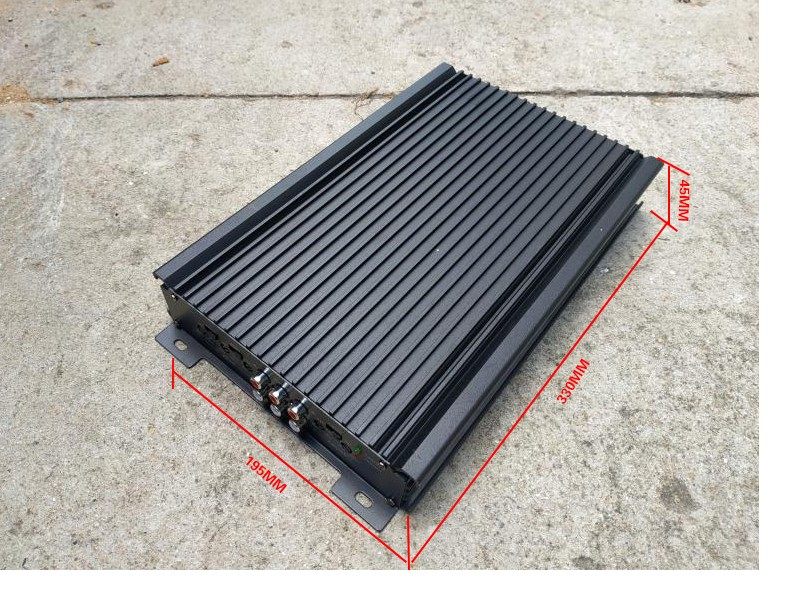 1000W专业大功率支持桥接重低音12V大汽车车载4四路低音炮功放