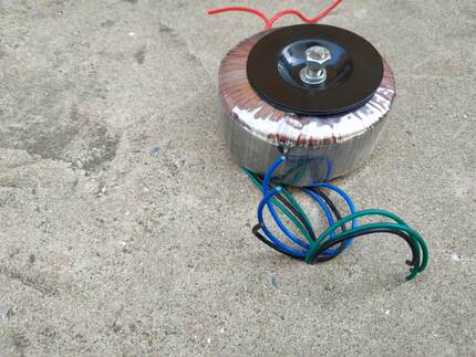 500W功放板交流电源变压器双32V35V电源拆机机环牛火牛双16v变压