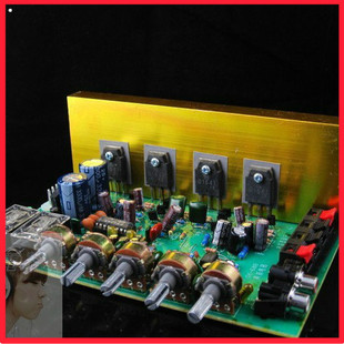 200瓦交流双18V大功率功放板卡拉OK板混响立体声带话筒孔功放板