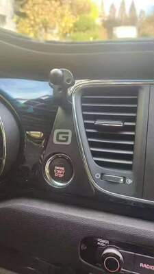 适用于15-20款kia起亚嘉华carnival专用手机支架底座面板配件韩国