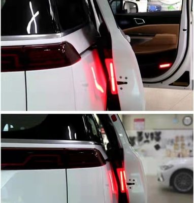 2021款起亚嘉华KIA CARNIVAL KA4二排门灯LED后方警示灯韩国进口