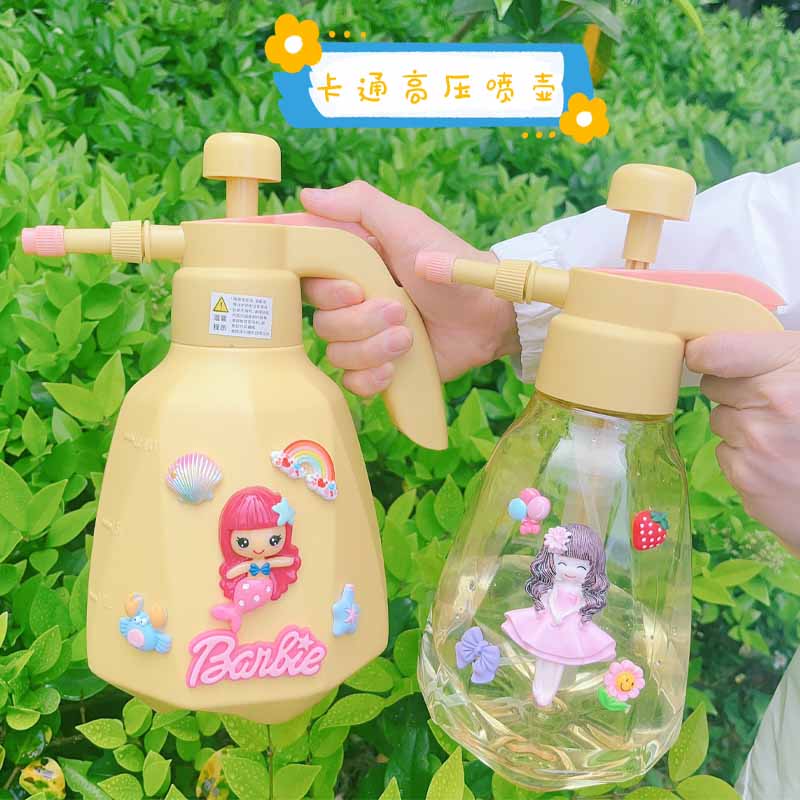 卡通可爱儿童浇花喷壶家用喷雾消毒气压喷水壶园艺养花压力洒水壶