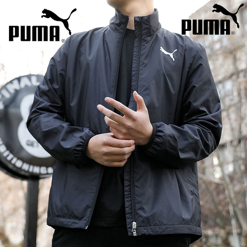 PUMA彪马男装2023秋新款运动服梭织立领夹克休闲外套680657-01