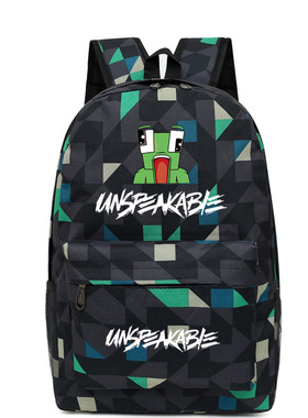 跨境热销UNSPEAKABLE图案印花定双肩背包旅行包电脑包学生书包制