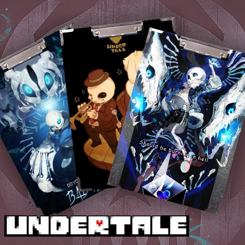 二次元传说之下undertaleA4夹板图片