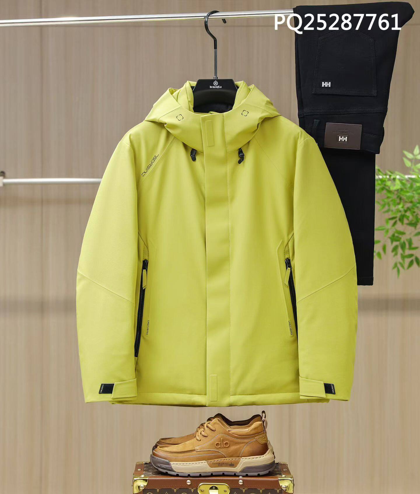 德尚德罗2026新款冬装男士连帽羽绒服外套户外防风羽绒服男冲锋衣