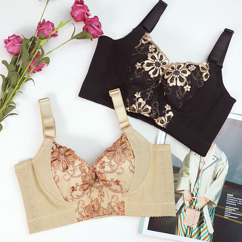 聚拢收副乳上托防下垂调整型内衣矫正外扩美容院塑形薄款文胸罩女