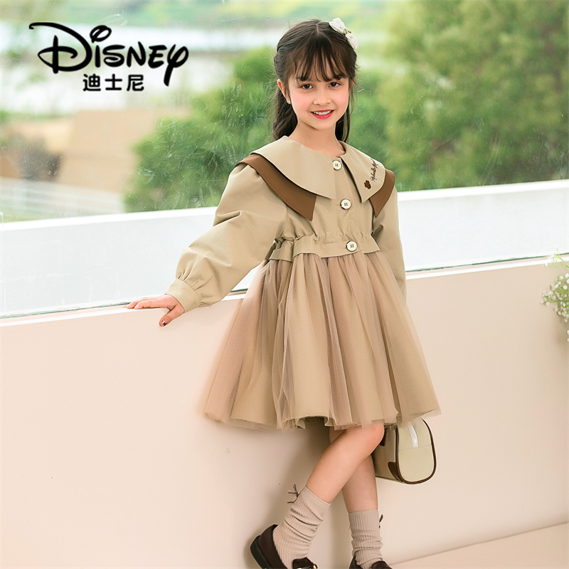 Disney迪士尼专柜女童春秋风衣