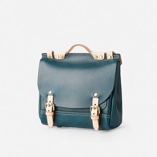 匠线 植鞣牛皮mini女包小众设计斜挎真皮小包手机包 迷你包剑桥包