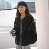 春装新款黑色小香风花边外套5838-P130K188，女装短外套，2B080
