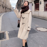 冬装新款现货毛呢外套海军领呢大衣057-5766-P175K258，女装毛呢外套，唯尔萱
