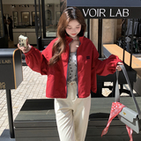 两面穿休闲外套女2025年秋季新款今年流行爆款小个子宽松显瘦夹克，商品下架区，唯尔萱