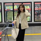 航线格子薄棉外套5868-P135K198，女装短外套，2B080
