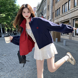 两面穿休闲外套女2025年秋季新款今年流行爆款小个子宽松显瘦夹克，商品下架区，唯尔萱