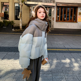 现货新款设计师原创新标90绒撞色短款羽绒服9180-p290k448，女装羽绒服，唯尔萱