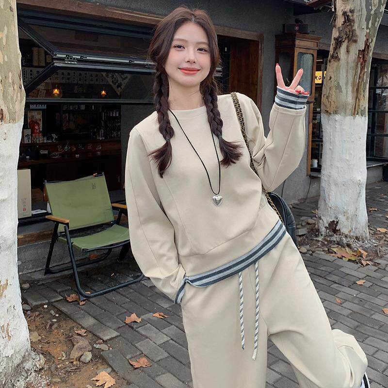 春装新款宽松卫衣运动套装9102-p165k248,女装套装/套裙,2B080
