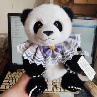 明仁之家正版大熊猫花花玩偶毛绒玩具公仔成都宽窄巷子熊猫爷爷