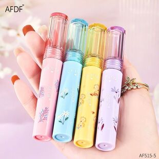 AFDF花卉水光镜面唇釉套盒不拔干不沾杯不掉色嘟嘟唇少女口红滋润