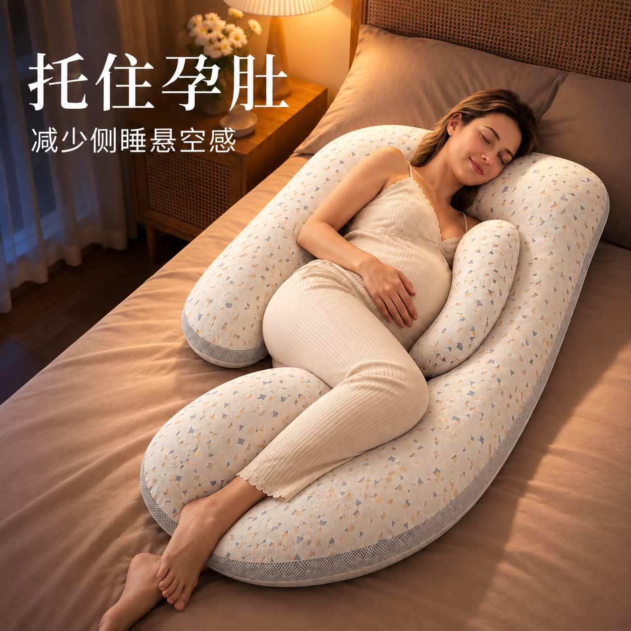 孕期柔软托腹守护整夜安睡