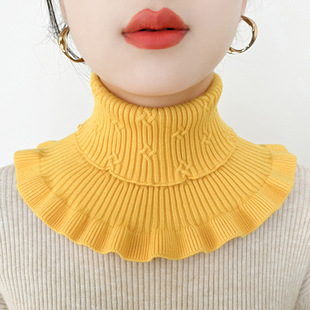 脖套 百搭高级感领圈爆款 假领子新款 围脖护颈加厚防寒围巾女士时尚