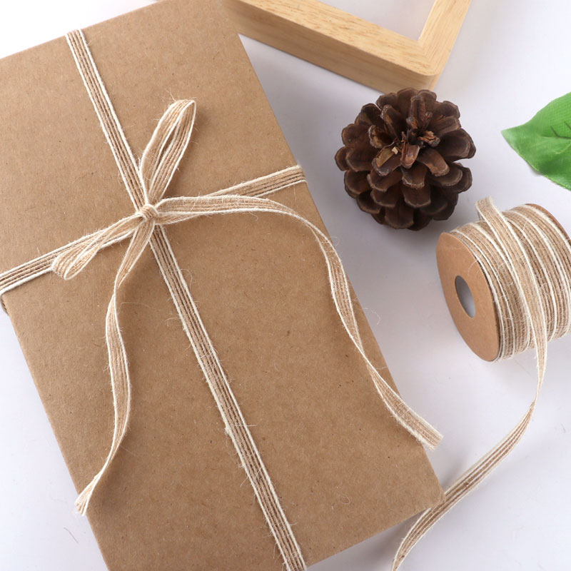 西点手工制作本色鱼丝麻布花边