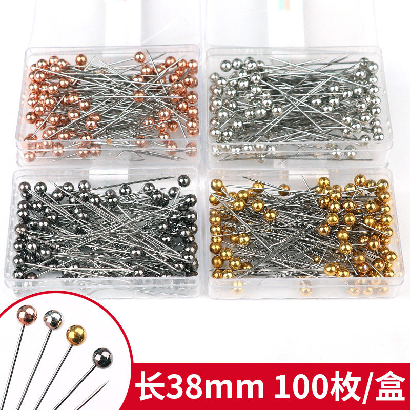 大头针圆头立体裁剪服装定位针不锈钢衣服固定针珍珠裁缝珠针定型,饰品/流行首饰/时尚饰品新,针,淘宝优惠券,粉丝福利购,淘宝优惠卷