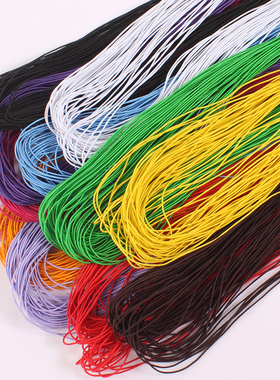 0.8mm包芯弹力线穿珠松紧绳黄色高弹性手链饰品手串珠绳手珠皮筋