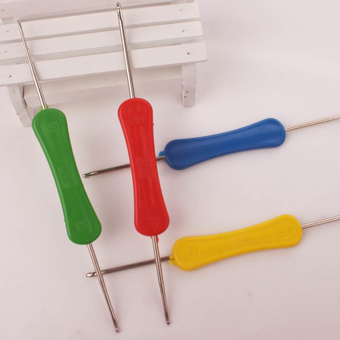diy手工编织工具勾双头毛线钩针