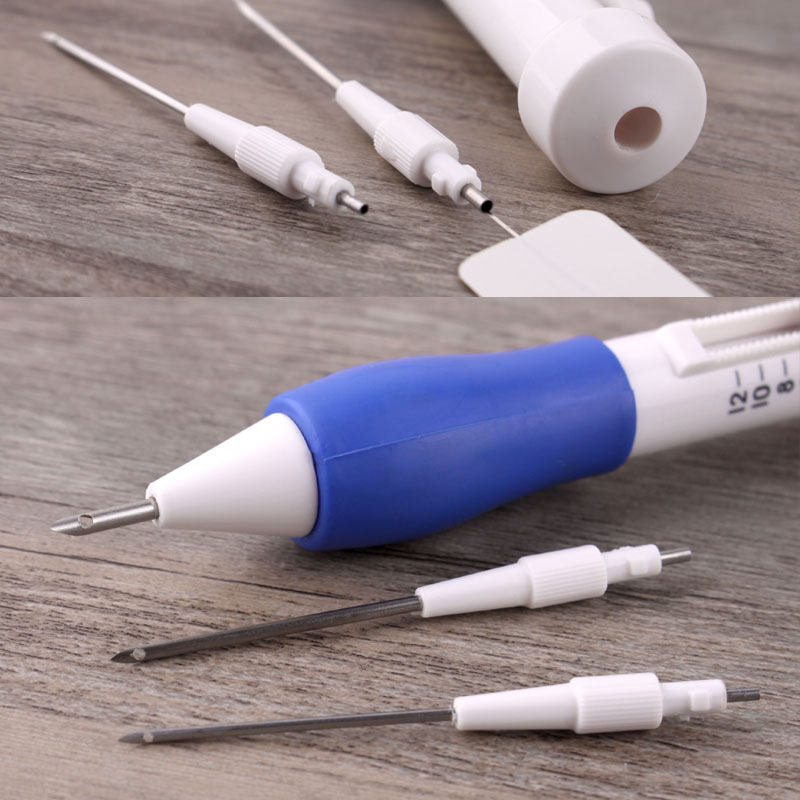 手工绣花戳针工具戳戳绣乐中空心套装戳花刺绣针diy毛线戳绣针笔