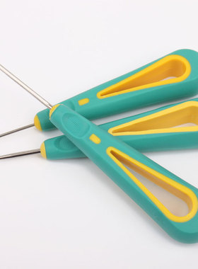 硅胶带孔带钩上鞋锥子橡胶把穿孔手工修鞋纳鞋底针锥做鞋钩针工具