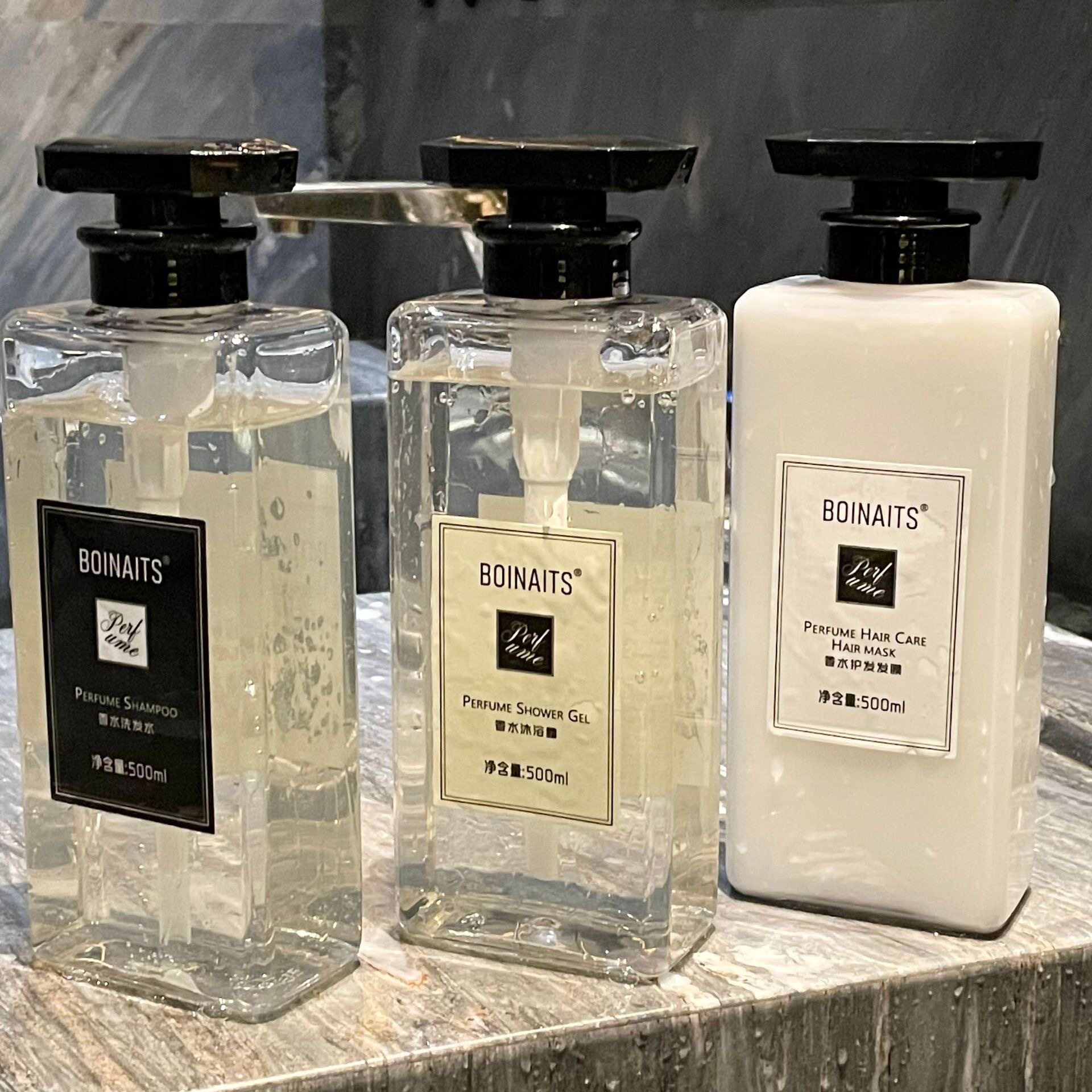 新款 BOINAITS小仓兰香水洗发水沐浴露男女护发素洗护用品套装