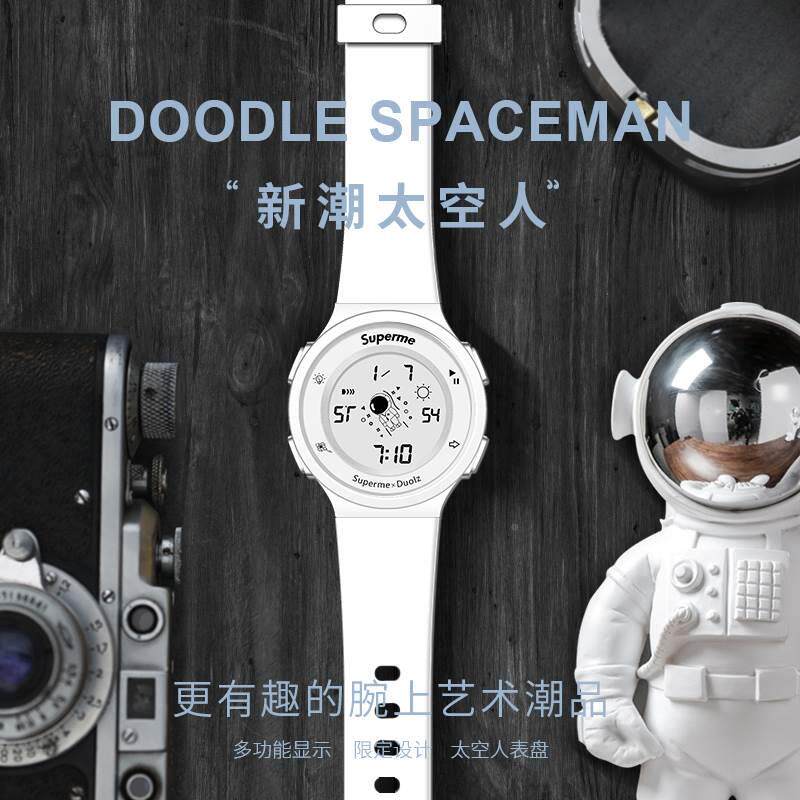 新电子手表童女士机械防表款学生astronau初高中女小众儿简约气质属于什么档次？