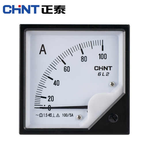 正品正泰 电流表 电流测试表 6L2-A 200/5A 指针式交流电流表