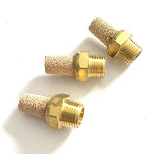 NPT美制气动全铜消音器 BSL-NPT1/8,NPT1/4全铜尖头消声器美制NPT