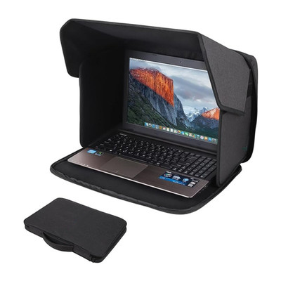 Outdoor Laptop Sun Privacy Shield- Foldable Protective Cover