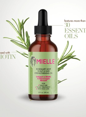 Mielle Organic Rosemary Oil Mint Scalp Hair Strengthening