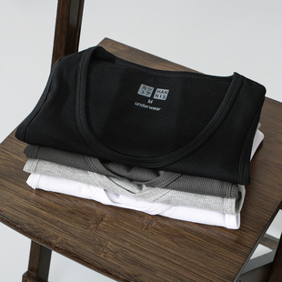 潮运动背心内穿打底汗衫 棉背心夏季 内搭健身贴身吊带男 男士 日单