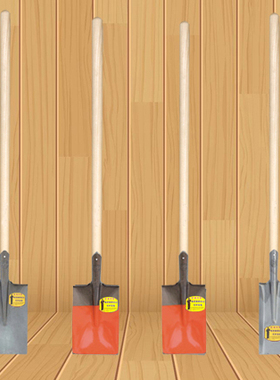 燕洋厂家直销农用工具大号铁锹长铁柄铁锨铁铲钢锹方锹铁锹头泥锹